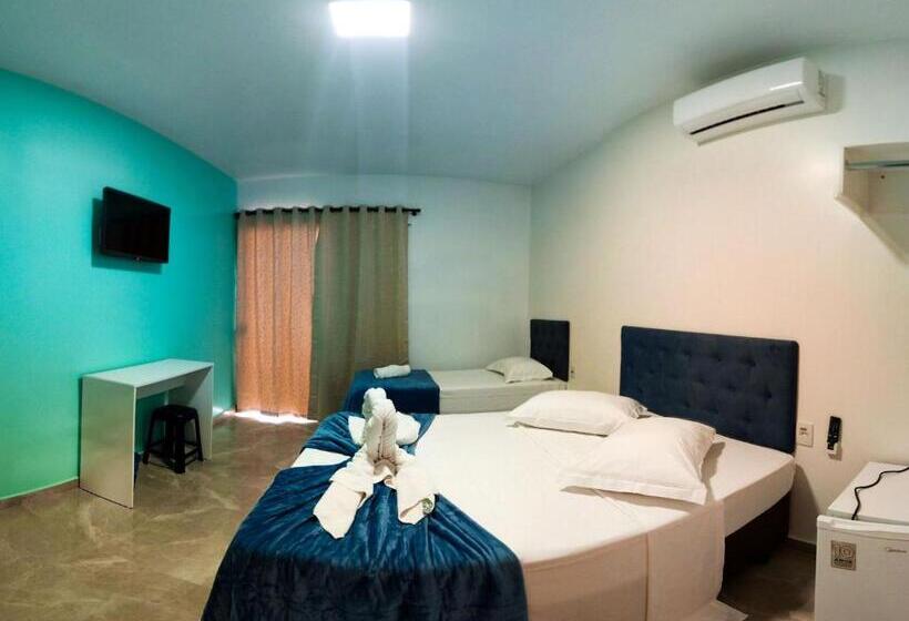 اتاق لوکس سه تخته, Pousada Mar De Luna