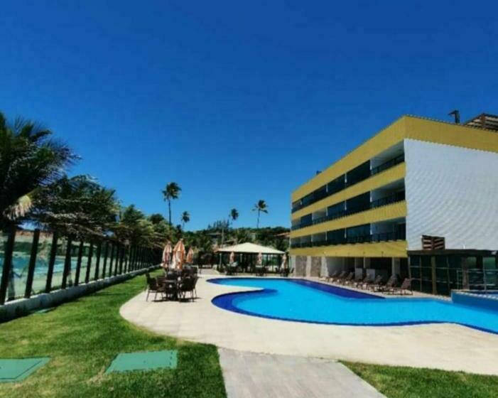 带1个卧室的带海景的公寓, Life Tabatinga Beach Flat Com Wi Fi