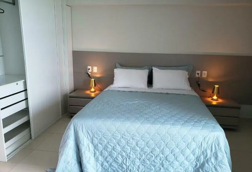 Huoneisto 1 Makuuhuone Merinäkymä, Life Tabatinga Beach Flat Com Wi Fi