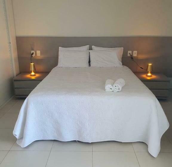 带1个卧室的带海景的公寓, Life Tabatinga Beach Flat Com Wi Fi