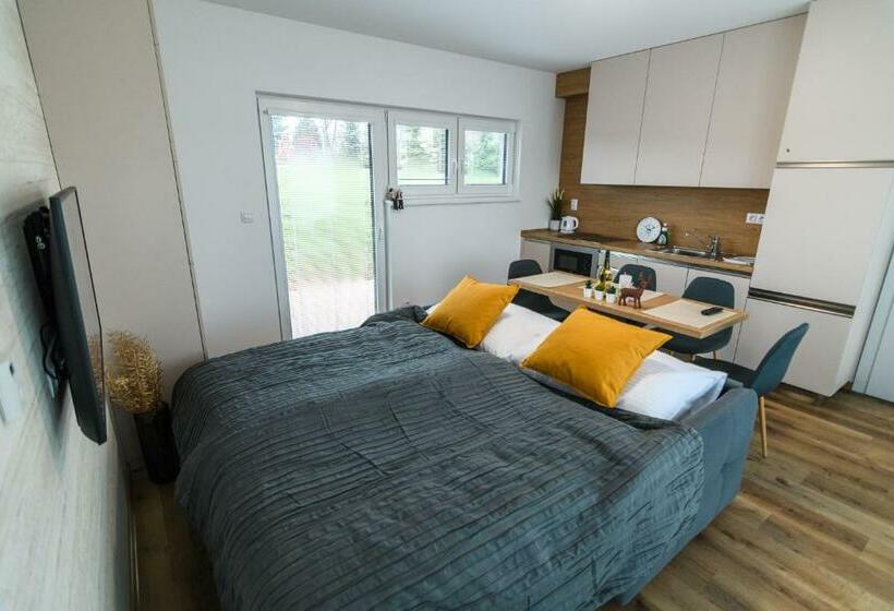 Апартаменты Deluxe 1 Спальня, Apartmány Nmnm Rezidence Nad Městem