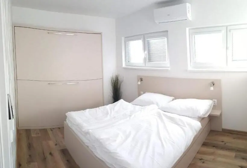 Huoneisto 1 Makuuhuone, Apartmány Nmnm Rezidence Nad Městem