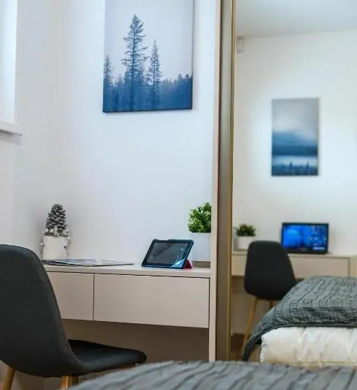 Huoneisto 1 Makuuhuone, Apartmány Nmnm Rezidence Nad Městem