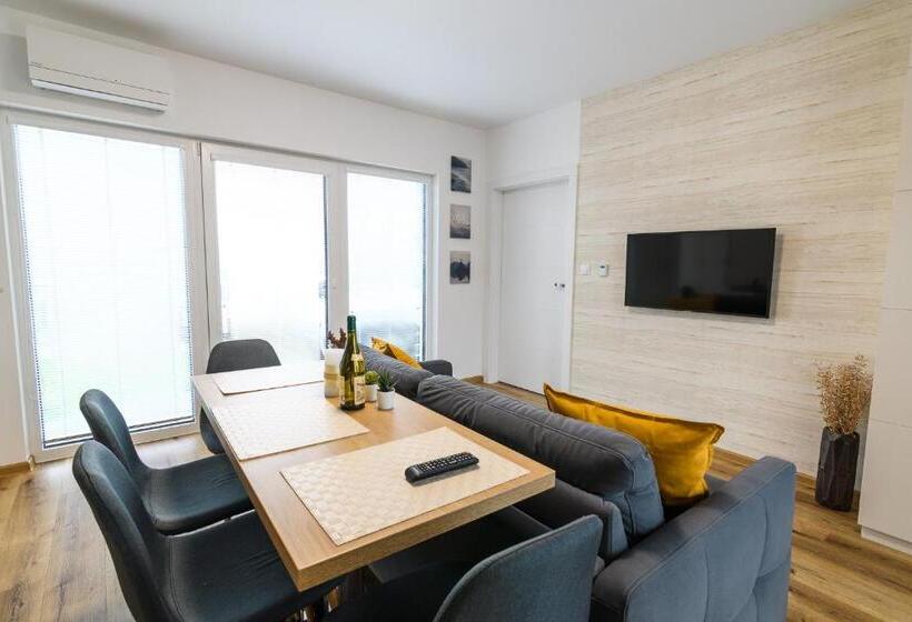 1ベッドルームのデラックスアパートメント, Apartmány Nmnm Rezidence Nad Městem