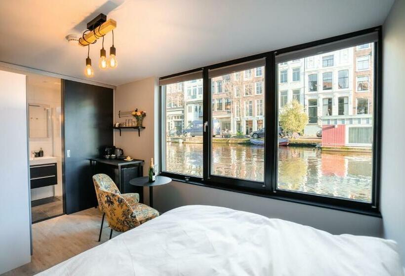 Номер Deluxe Кровать Кинг, 2 Houseboat Suites Amsterdam Prinsengracht