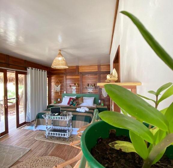 海景标准间带阳台, Pousada Portal Do Kite