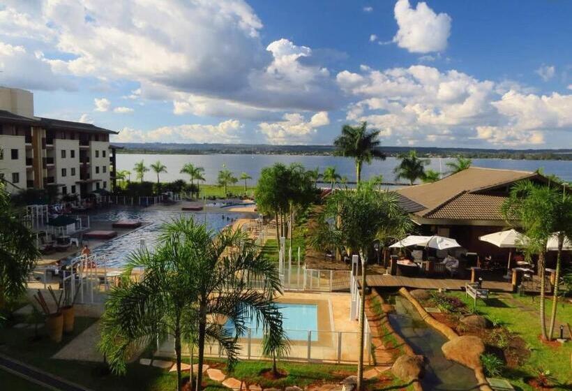 带1个卧室带花园景观的公寓, Life Resort   Flat Aconchegante