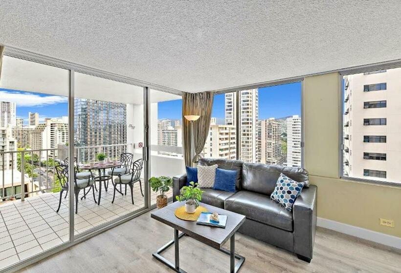 شقة غرفة واحدة مطلة على البحر, Pacific Monarch   1 Br   Ocean And City Views!