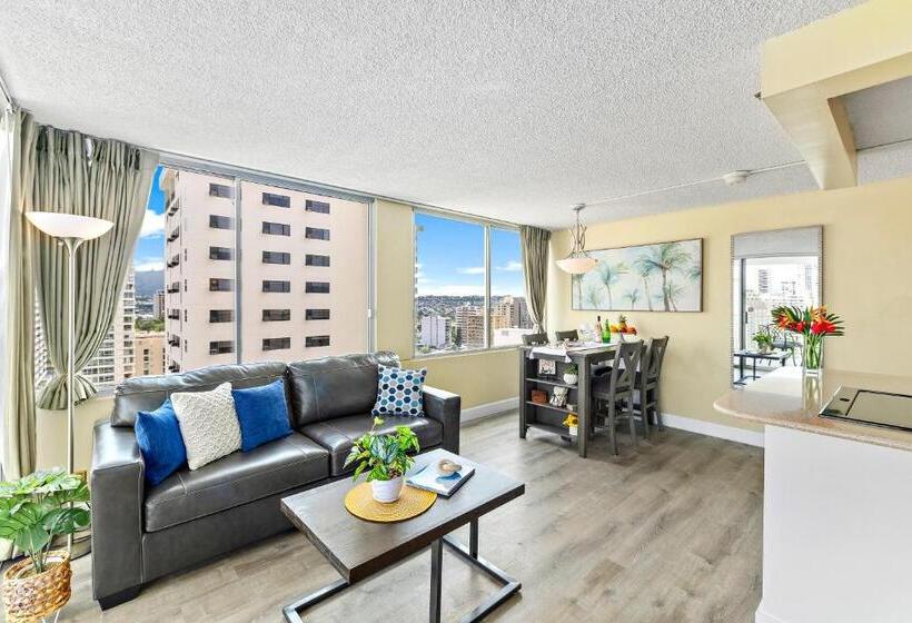 شقة غرفة واحدة مطلة على البحر, Pacific Monarch   1 Br   Ocean And City Views!