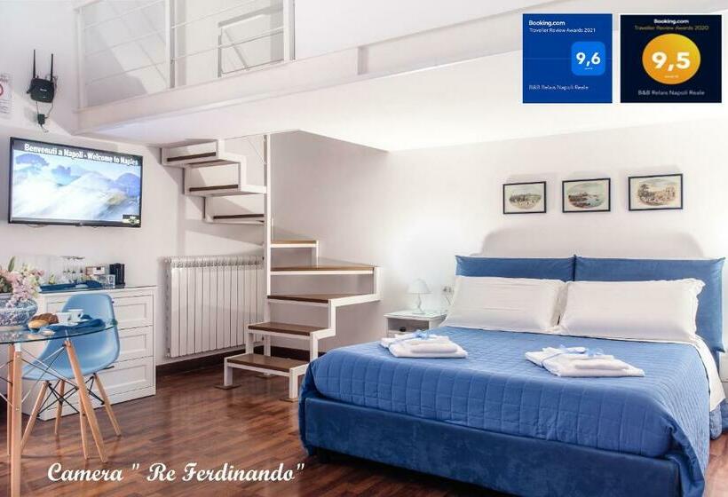 اتاق استاندارد چهار تخته, B&b Relais Napoli Reale