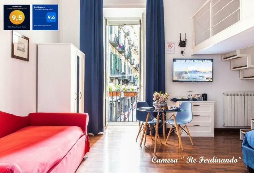 اتاق استاندارد چهار تخته, B&b Relais Napoli Reale