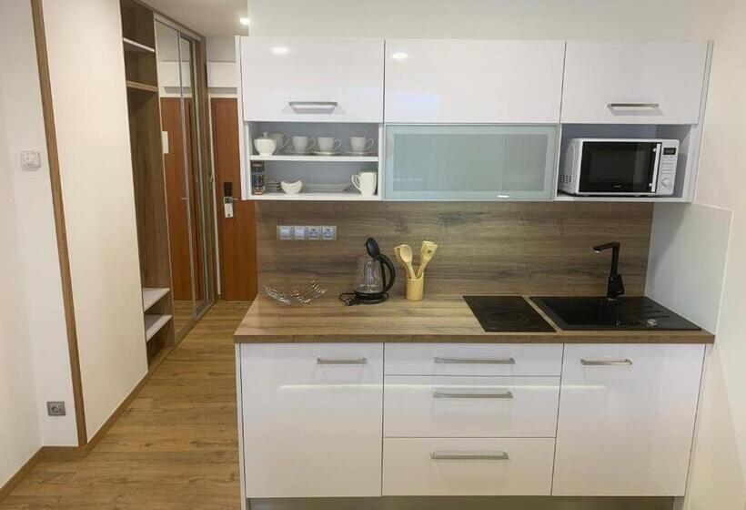 غرفة ديلوكس مزودة بشرفة, Wellness & Spa Apartments Lipno   Frymburk