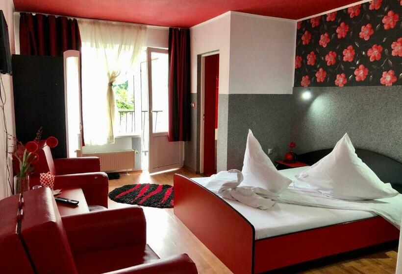 חדר סטנדרט לשלושה עם מרפסת, Pensiunea Carina