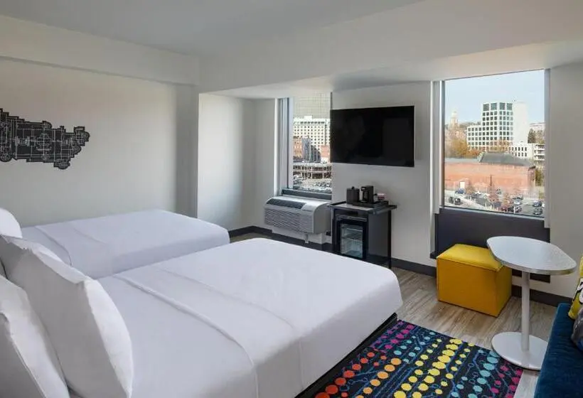 اتاق استاندارد با چشم‌انداز شهر, Aloft Providence Downtown