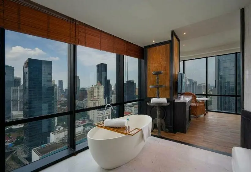 キングサイズベッドのスタンダードルーム, The Orient Jakarta, A Royal Hideaway