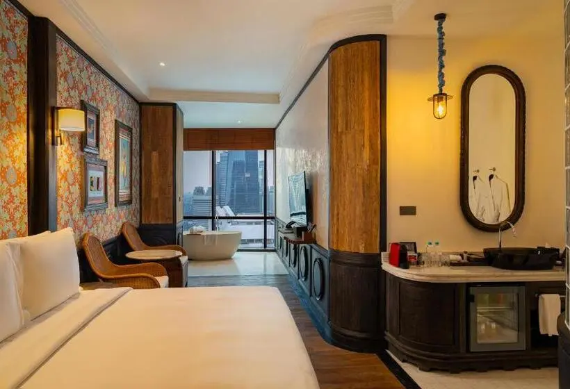 キングサイズベッドのデラックスルーム, The Orient Jakarta, A Royal Hideaway
