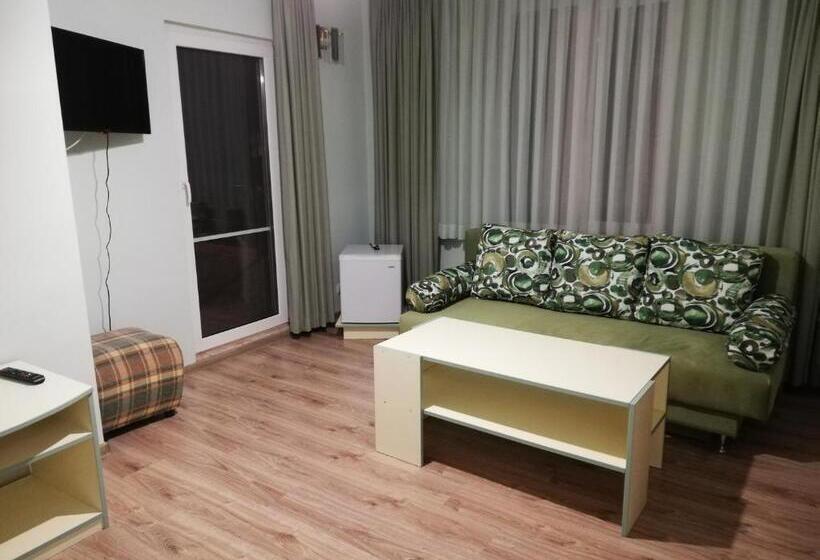 شقة غرفة نوم واحدة مزودة بشُرفة, приятелската къща