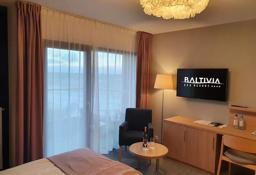 Standard-huone Sivuttainen Merinäkymä, Baltivia Sea Resort