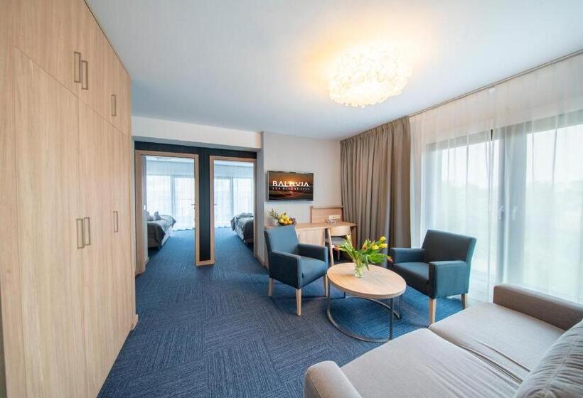 Апартаменты 1 Спальня Боковой Вид на Море, Baltivia Sea Resort