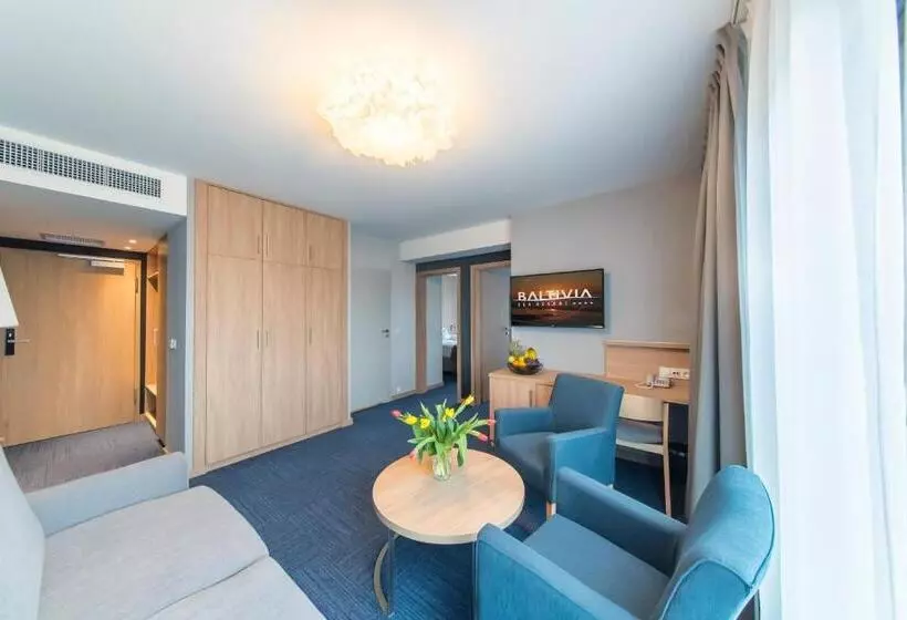 Huoneisto 1 Makuuhuone Sivuttainen Merinäkymä, Baltivia Sea Resort