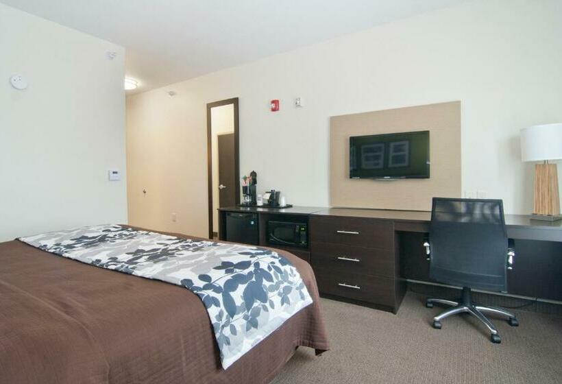 キングサイズベッドのスタンダードルーム, Sleep Inn & Suites Marshall   University Area