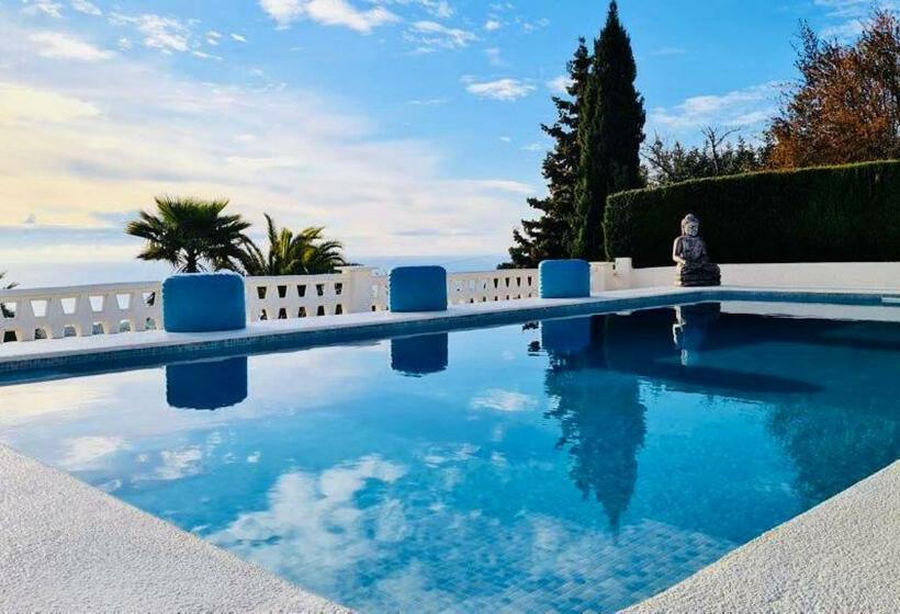 オーシャンビューデラックスルームバルコニー付き, B&b Casa Pedramala