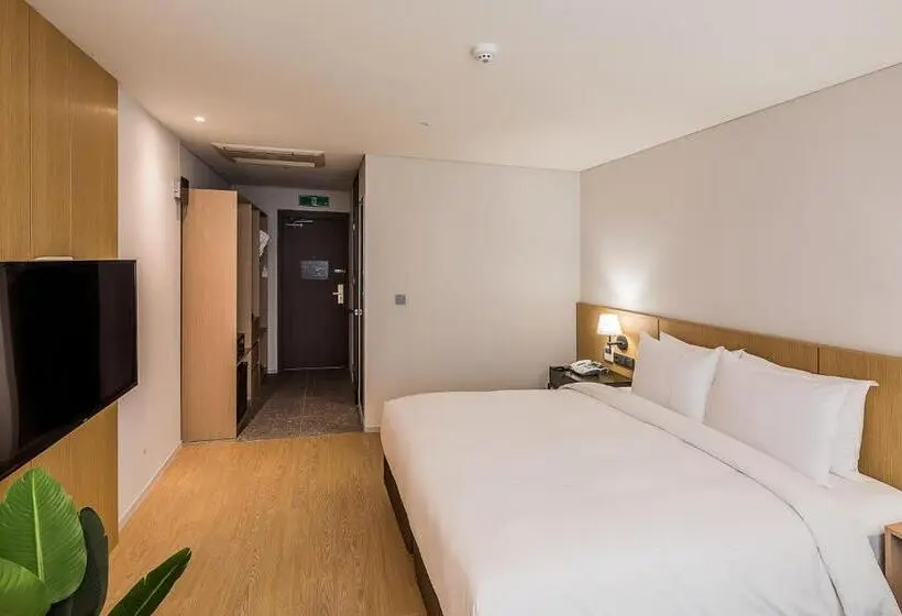 キングサイズベッドのデラックスルーム, Aank Hotel Incheon Guwol