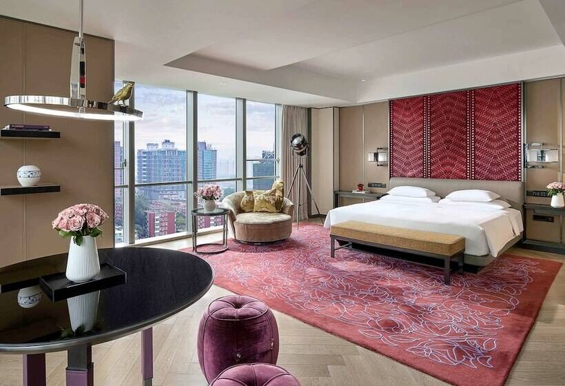 Habitación Deluxe Vista Ciudad, Sofitel Beijing Central