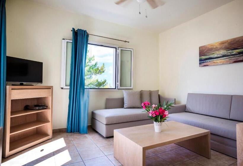 1침실 수피리어 아파트 바다 전망, Dionysos Village Resort