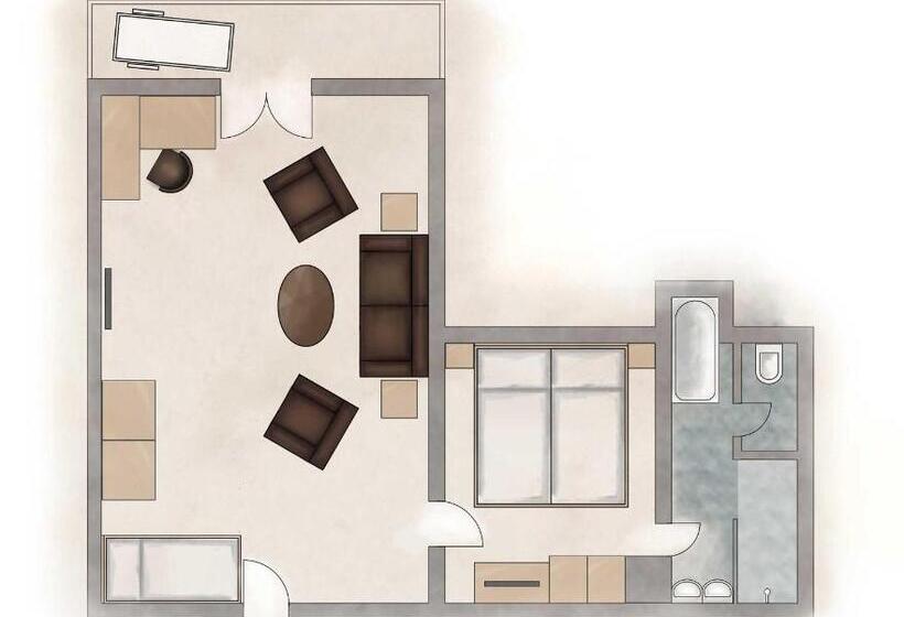 سوئیت با بالکن, Staudacherhof History & Lifestyle