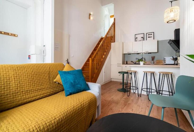 آپارتمان دوبلکس 1 خوابه, Mon Appart Hôtel   Gare De Limoges   Charmant Duplex 1 Et 2 Chambres   Parking En Supp