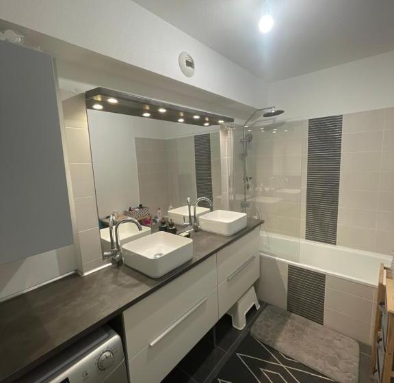 اتاق استاندارد با سرویس بهداشتی مشترک, Chambre Chez L’habitant à Strasbourg