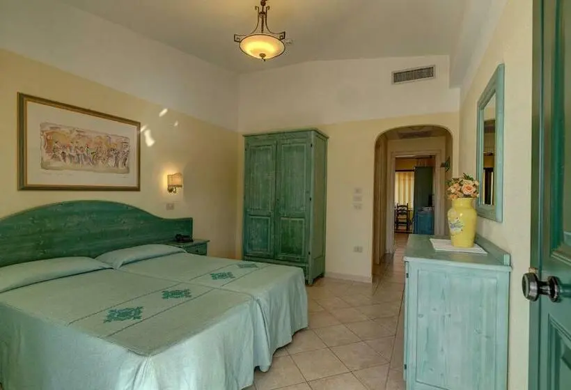 Huoneisto 1 Makuuhuone, Residence Con Piscina A Sos Alinos