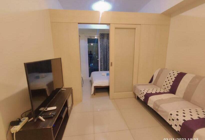 带1个卧室带泳池的公寓, Destina Stays @jazz Residences Makati, Metromanila