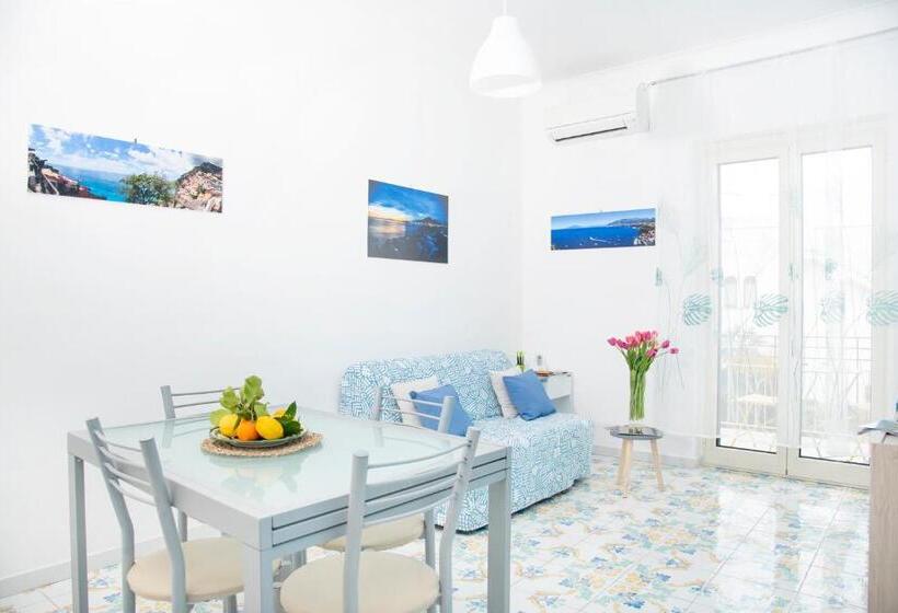 דירת חדר, Luigi S Panoramic And Economy Room Near Sorrento