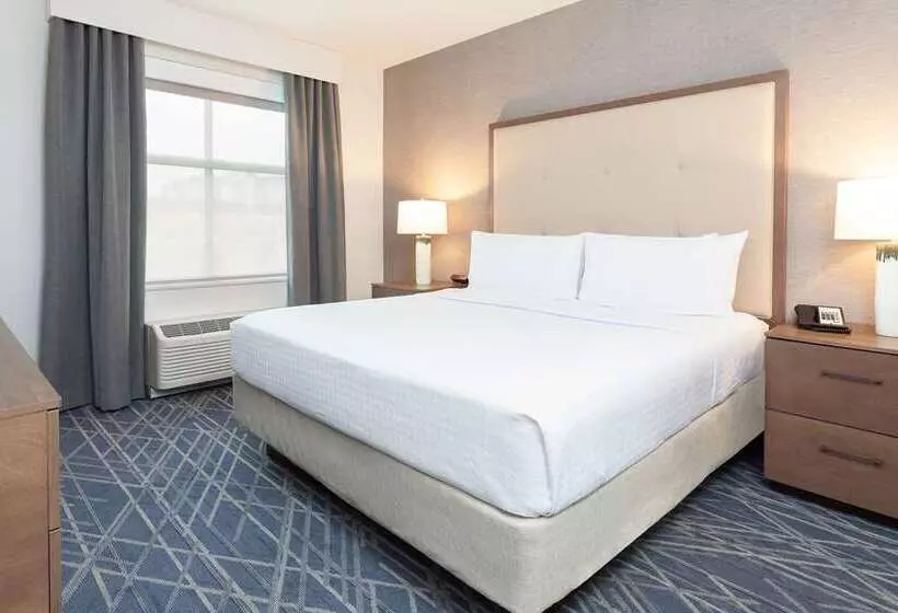 キングサイズベッドのスイートルーム, Embassy Suites By Hilton Chicago Naperville