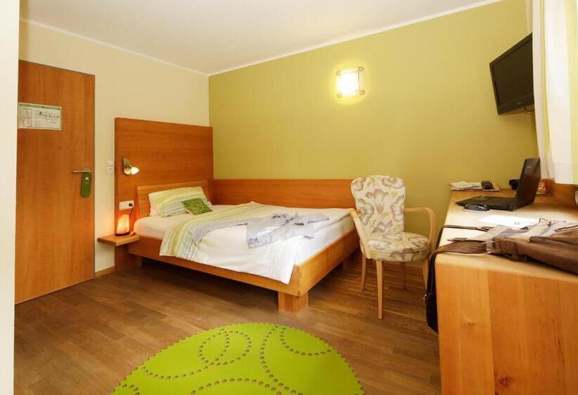 غرفة سوبيريور فردية, Bio Hotel Bayerischer Wirt Augsburg