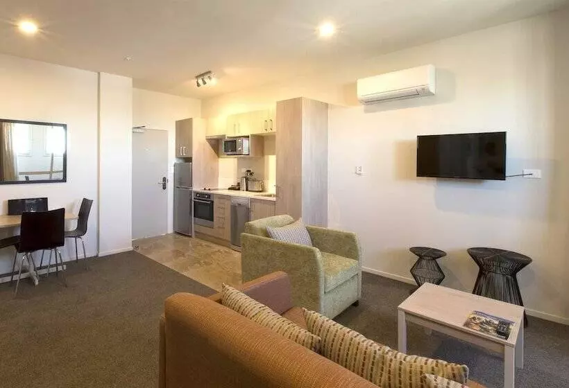 Huoneisto 2 Makuuhuonetta, Ramada Suites By Wyndham Christchurch City
