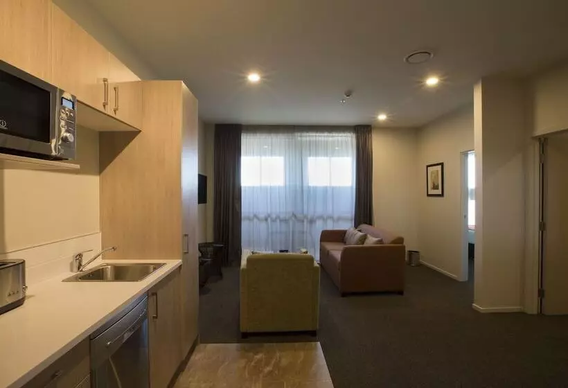 Huoneisto 2 Makuuhuonetta, Ramada Suites By Wyndham Christchurch City