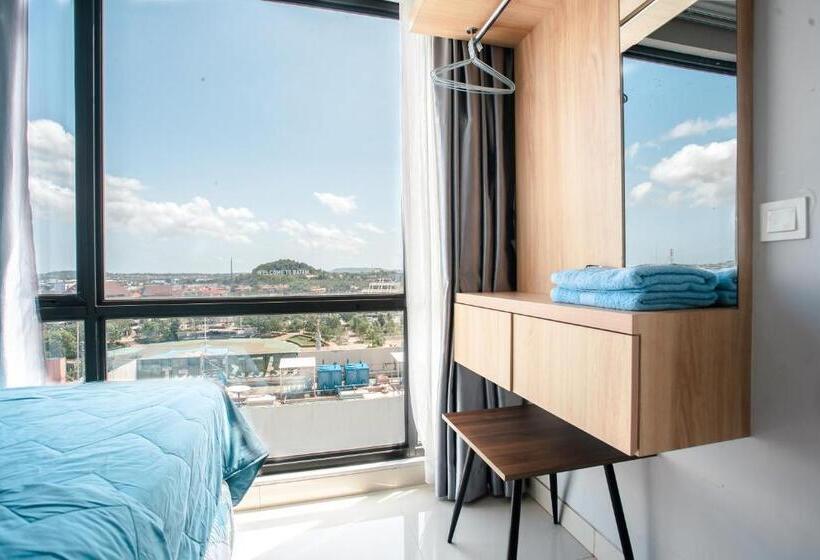 דירה בת חדר שינה 1 עם מרפסת, Palam Mansion At Apartment One Residence