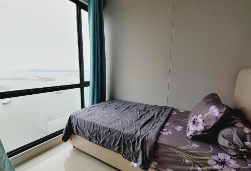 סוויטת דלוקס נוף לים, Palam Mansion At Apartment One Residence