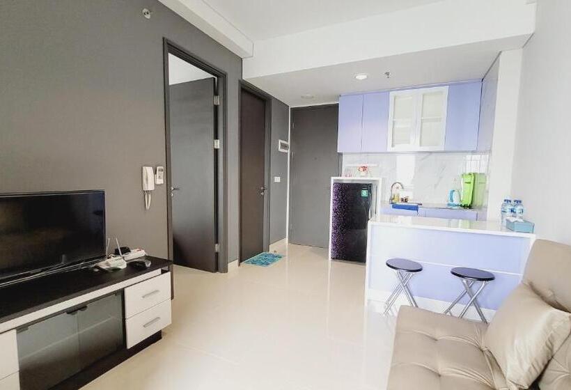 סוויטת דלוקס נוף לים, Palam Mansion At Apartment One Residence