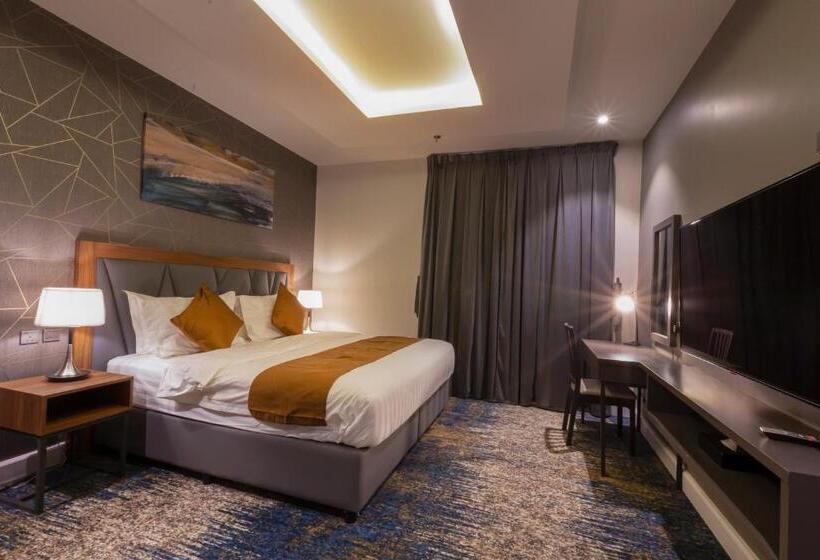 דירת חדר, دانة المروج للأجنحة الفندقية Danat Almourouj Hotel Suites