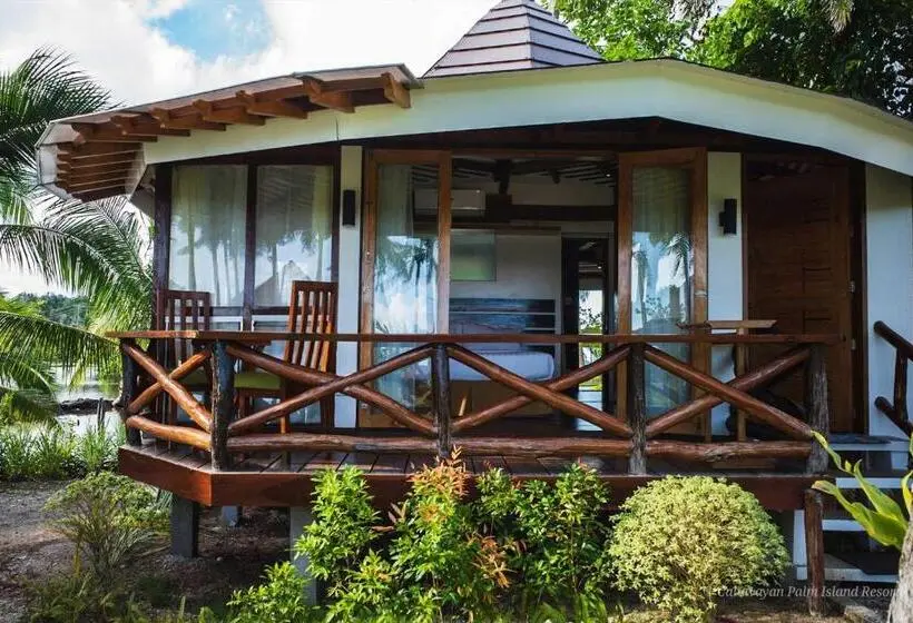 ガーデンビューの１ベッドルームビラ, Caluwayan Palm Island Resort & Restaurant