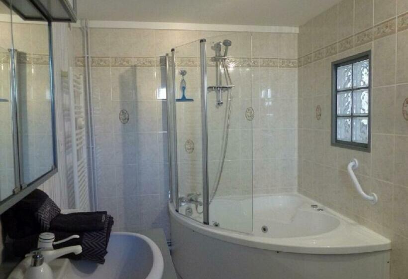 غرفة قياسية مزوَّدة بجاكوزي, La Maison Aux Hortensias