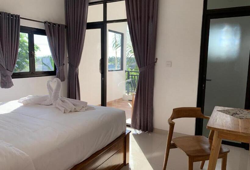 חדר סטנדרט עם מרפסת, Kenan Cottage