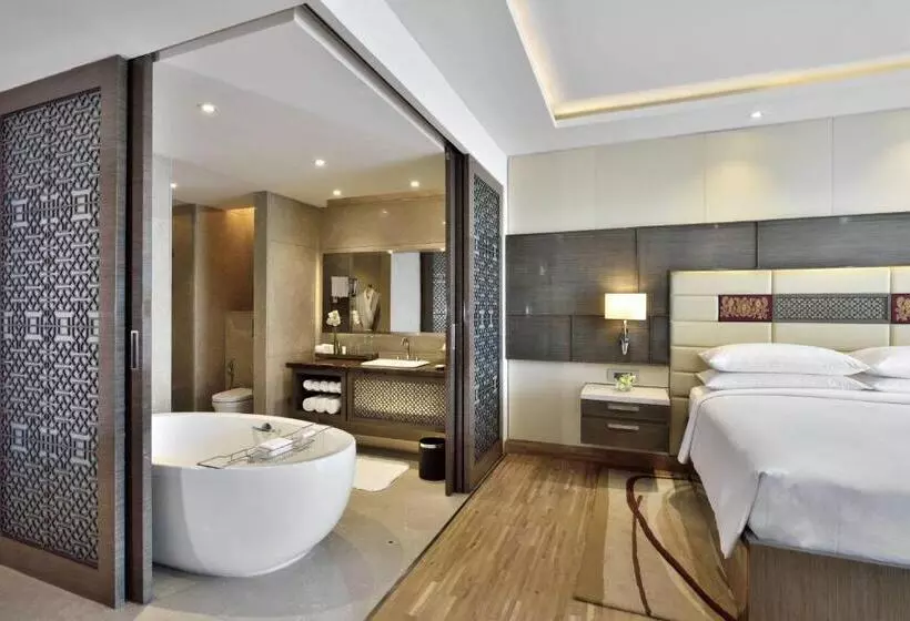 キングサイズベッドのスタンダードルーム, Jw Marriott Mumbai Sahar Airport