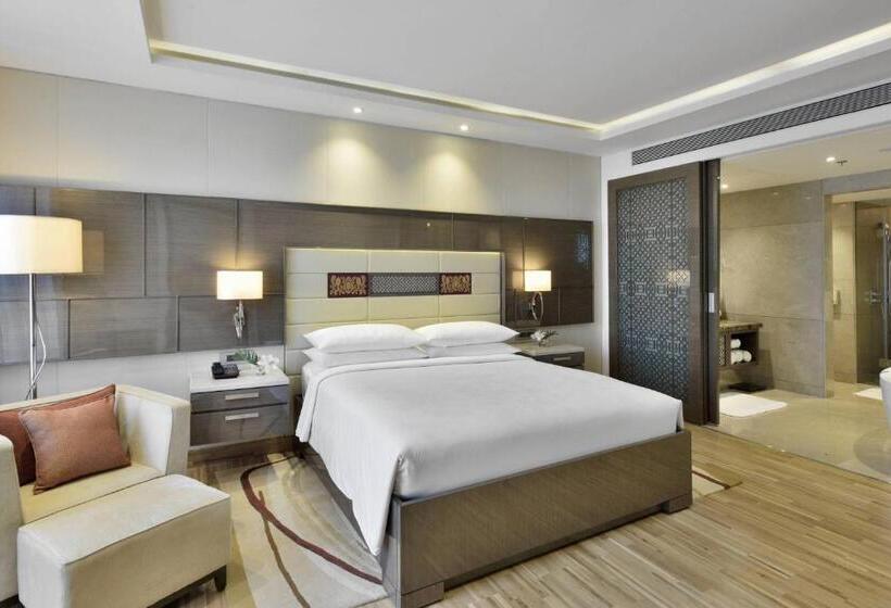 اتاق اجرایی با تخت بزرگ, Jw Marriott Mumbai Sahar Airport