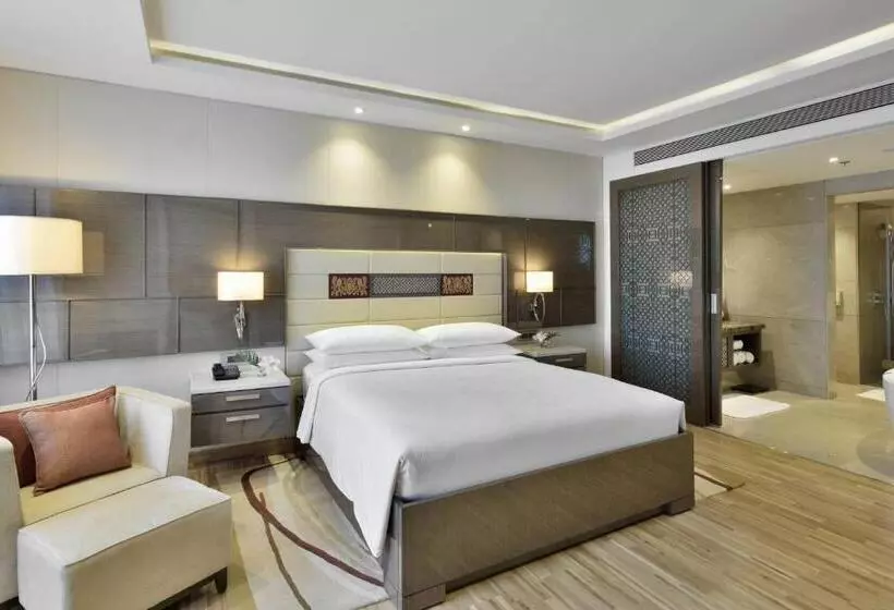 キングサイズベッドのエクゼクティブルーム, Jw Marriott Mumbai Sahar Airport