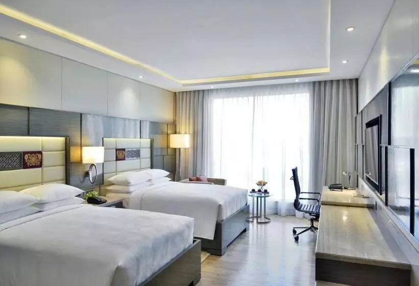 ２ダブルベッドのスタンダードルーム, Jw Marriott Mumbai Sahar Airport